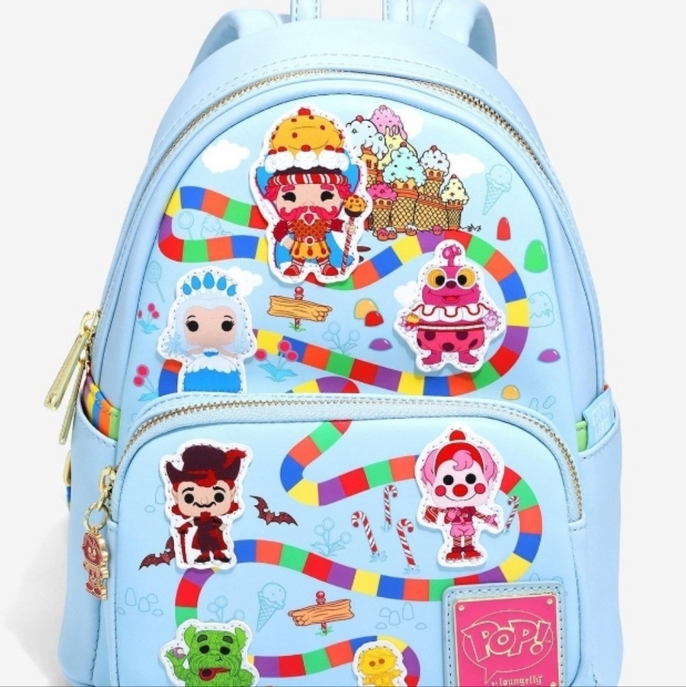 🎉❗️SALE❗️🎉 Loungefly Funko Pop! Candy Land Game Board Mini Backpack